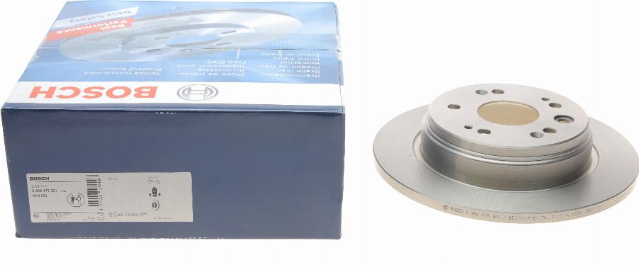 BOSCH 0 986 479 361 - Спирачен диск vvparts.bg