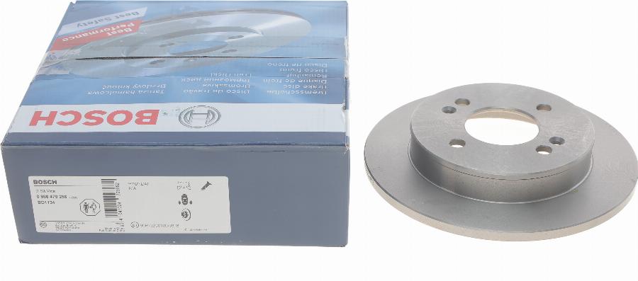 BOSCH 0 986 479 256 - Спирачен диск vvparts.bg