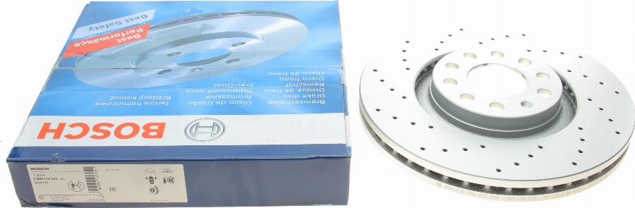 BOSCH 0 986 479 258 - Спирачен диск vvparts.bg