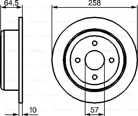 Triscan 92-236003 - Спирачен диск vvparts.bg