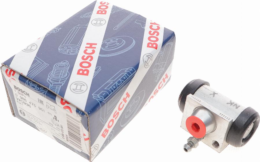 BOSCH 0 986 475 951 - Спирачно цилиндърче на колелото vvparts.bg