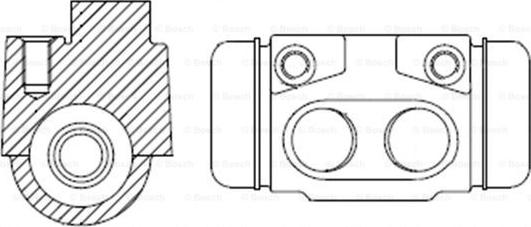 BOSCH 0 986 475 502 - Спирачно цилиндърче на колелото vvparts.bg