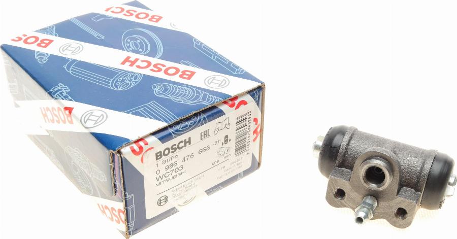 BOSCH 0 986 475 668 - Спирачно цилиндърче на колелото vvparts.bg