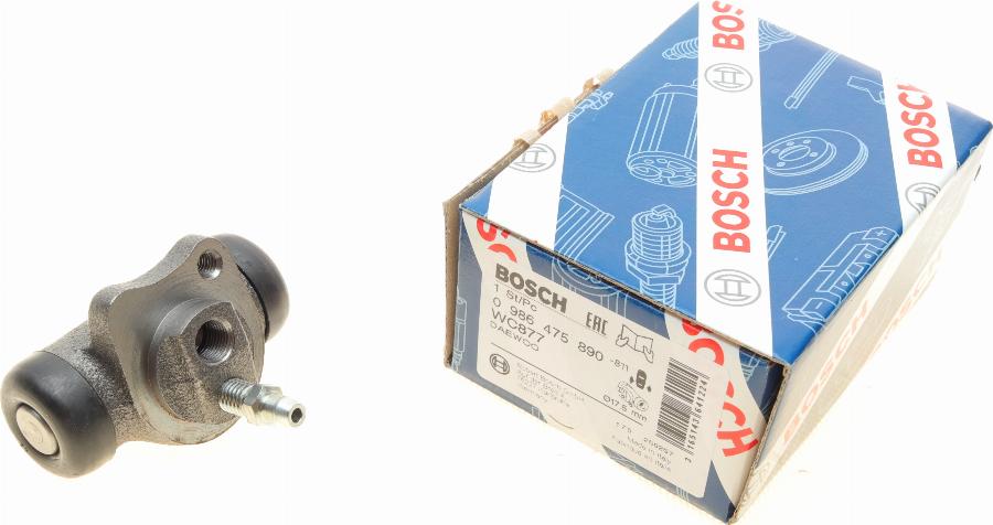 BOSCH 0 986 475 890 - Спирачно цилиндърче на колелото vvparts.bg