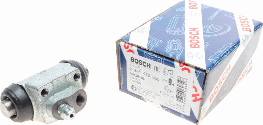 BOSCH 0 986 475 855 - Спирачно цилиндърче на колелото vvparts.bg