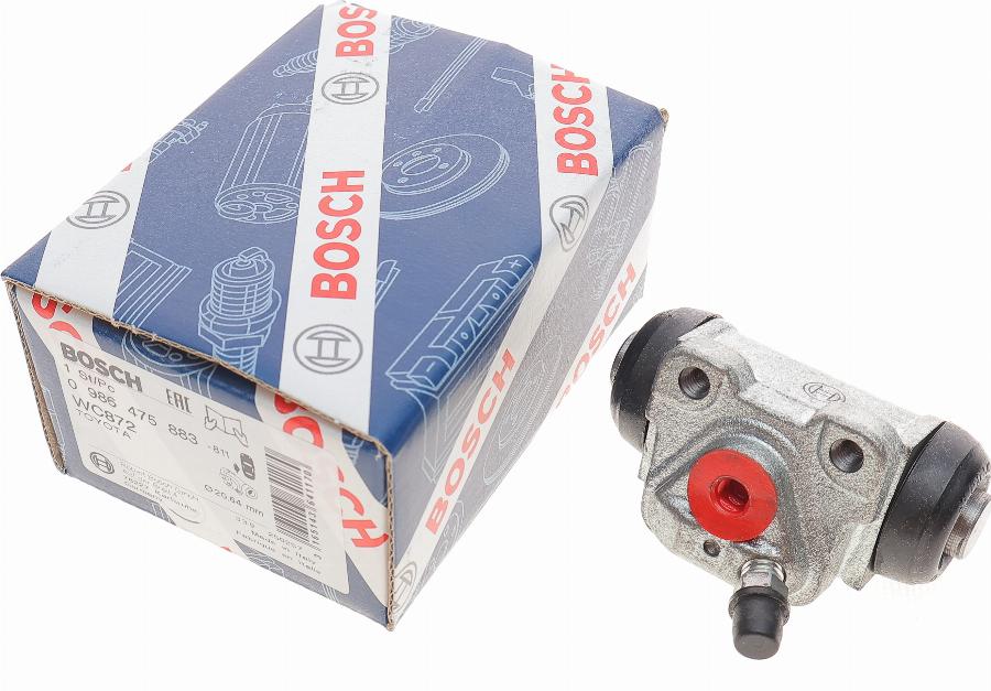 BOSCH 0 986 475 883 - Спирачно цилиндърче на колелото vvparts.bg