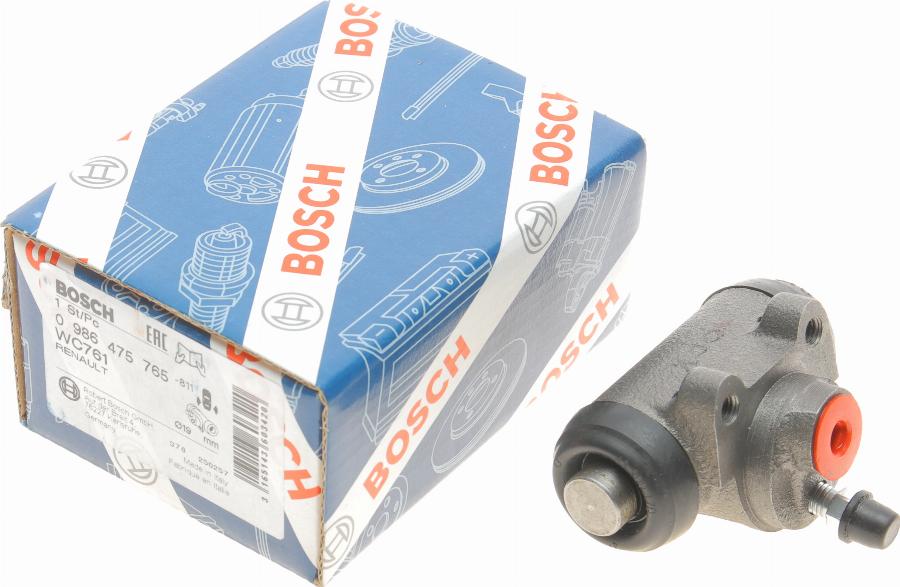 BOSCH 0 986 475 765 - Спирачно цилиндърче на колелото vvparts.bg