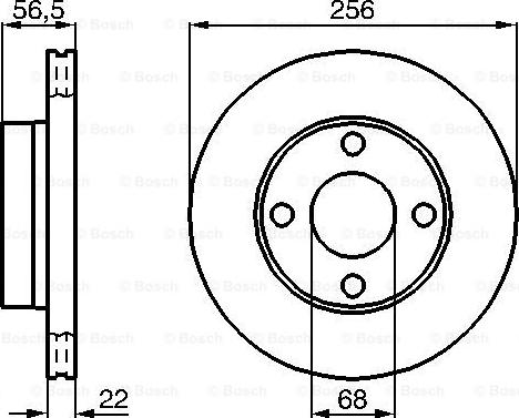 Valeo 186267 - Спирачен диск vvparts.bg