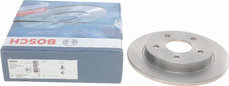 BOSCH 0 986 478 196 - Спирачен диск vvparts.bg