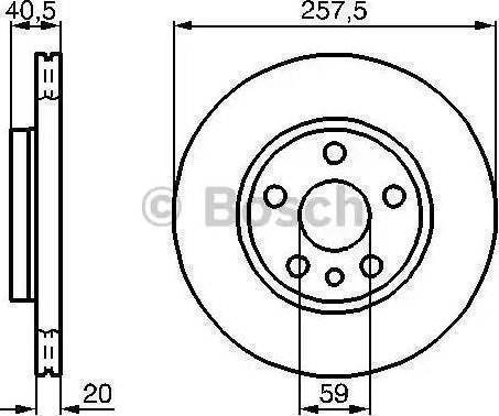 Delphi BG3024 - Спирачен диск vvparts.bg