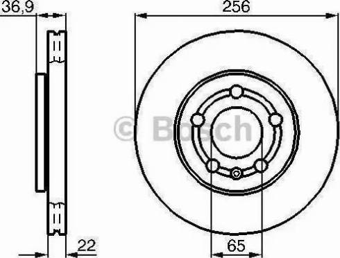 Lemförder 21309 01 - Спирачен диск vvparts.bg