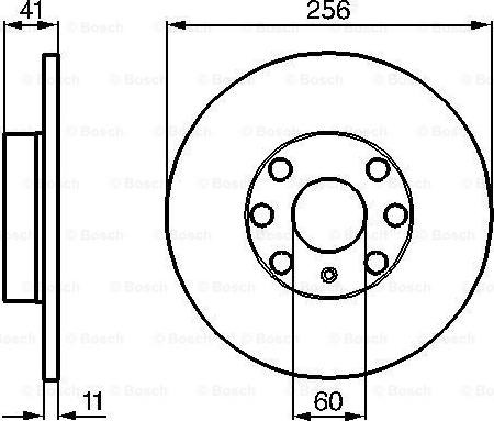 BOSCH 0 986 478 880 - Спирачен диск vvparts.bg