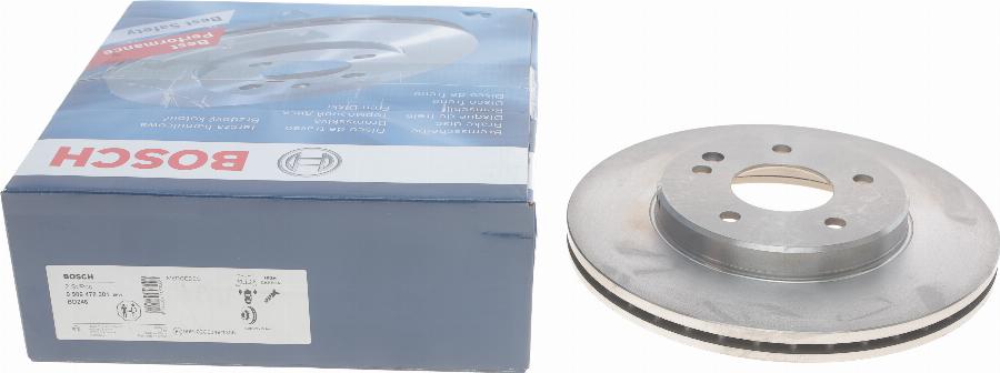 BOSCH 0 986 478 301 - Спирачен диск vvparts.bg