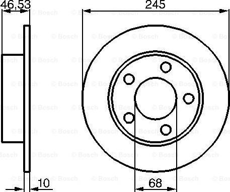 NK 204747 - Спирачен диск vvparts.bg