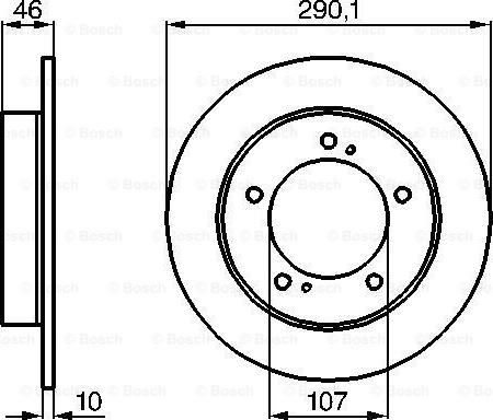 BOSCH 0 986 478 377 - Спирачен диск vvparts.bg