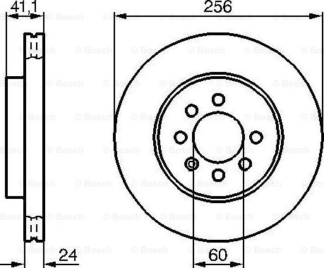 BOSCH 0 986 478 286 - Спирачен диск vvparts.bg