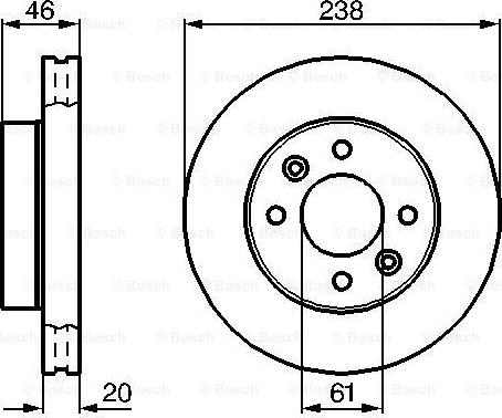 BRAKEWORLD RS8252 - Спирачен диск vvparts.bg