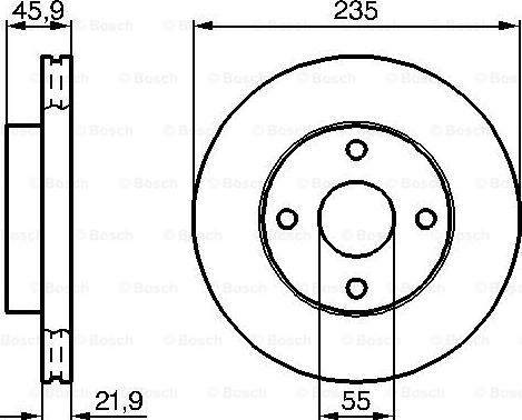 BOSCH 0 986 478 787 - Спирачен диск vvparts.bg