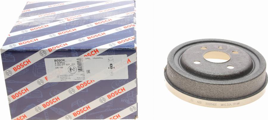 BOSCH 0 986 477 021 - Спирачен диск vvparts.bg