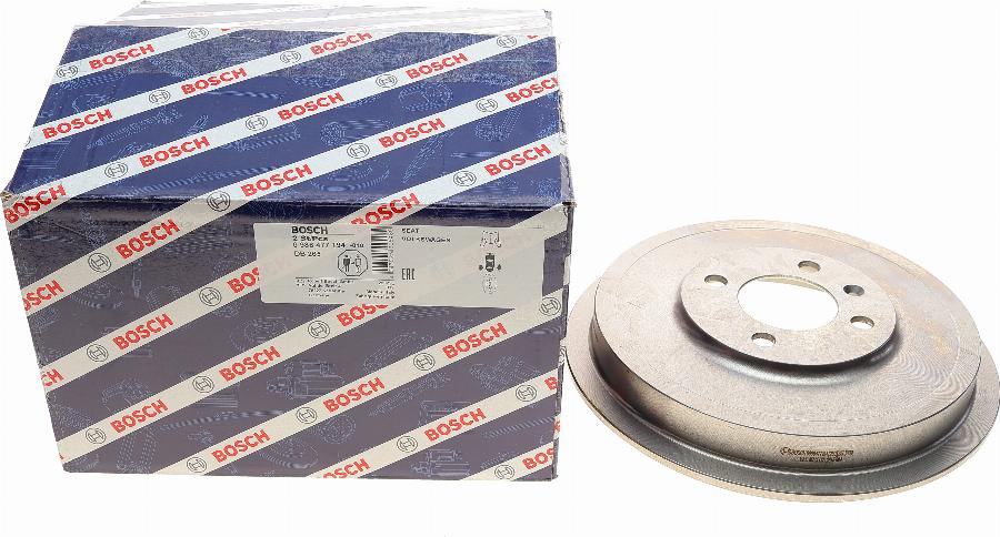 BOSCH 0 986 477 194 - Спирачен барабан vvparts.bg