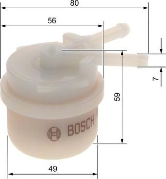 BOSCH 0 986 4B2 035 - Горивен филтър vvparts.bg