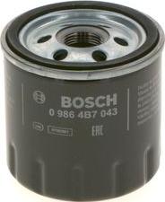 BOSCH 0 986 4B7 043 - Маслен филтър vvparts.bg