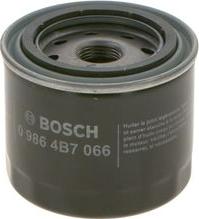 BOSCH 0 986 4B7 066 - Маслен филтър vvparts.bg