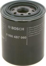 BOSCH 0 986 4B7 060 - Маслен филтър vvparts.bg