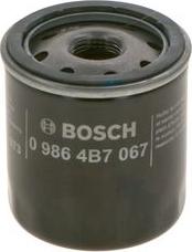 BOSCH 0 986 4B7 067 - Маслен филтър vvparts.bg