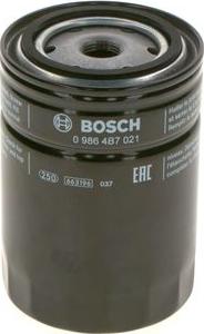 BOSCH 0 986 4B7 021 - Маслен филтър vvparts.bg