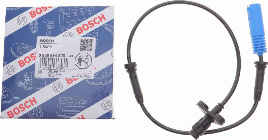 BOSCH 0 986 594 508 - Датчик, обороти на колелото vvparts.bg