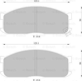 4U Autoparts 37599MZ - Комплект спирачно феродо, дискови спирачки vvparts.bg