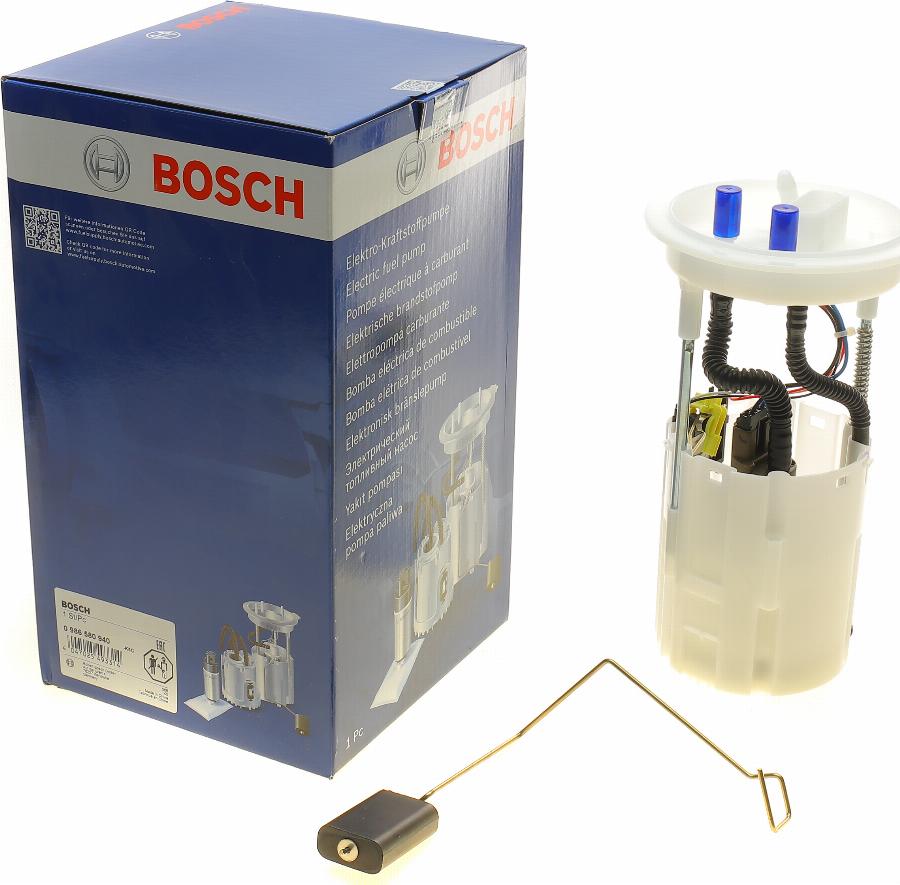 BOSCH 0 986 580 940 - Горивопроводен модул (горивна помпа+сонда) vvparts.bg