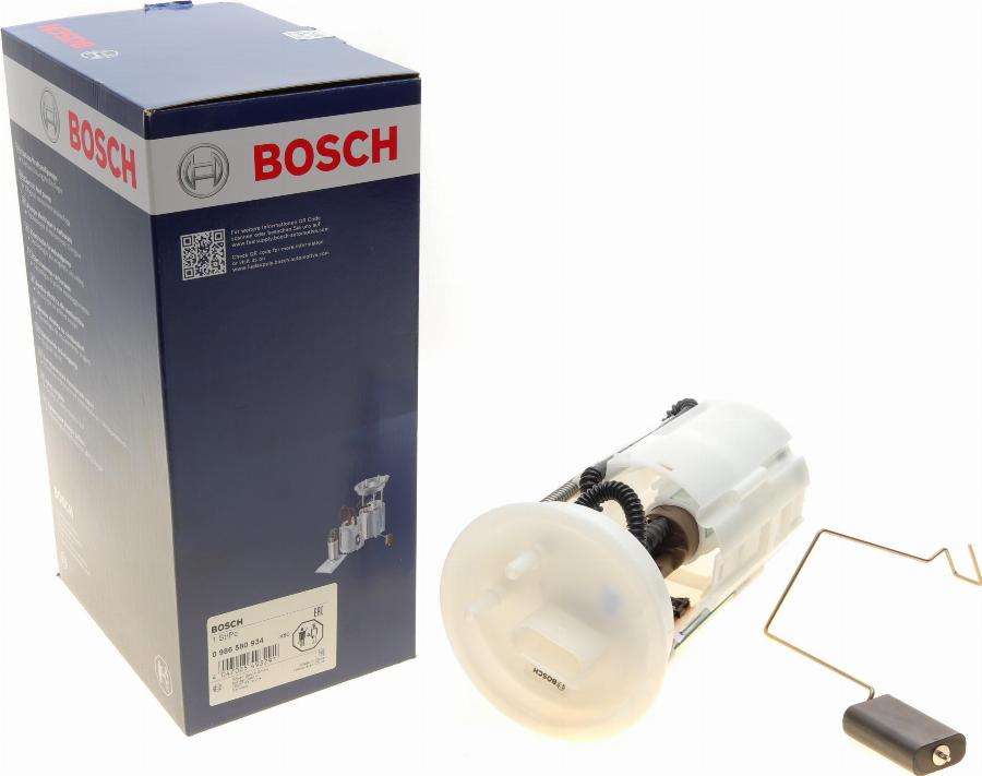 BOSCH 0 986 580 934 - Горивопроводен модул (горивна помпа+сонда) vvparts.bg