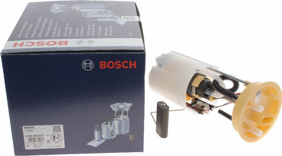 BOSCH 0 986 580 828 - Горивопроводен модул (горивна помпа+сонда) vvparts.bg