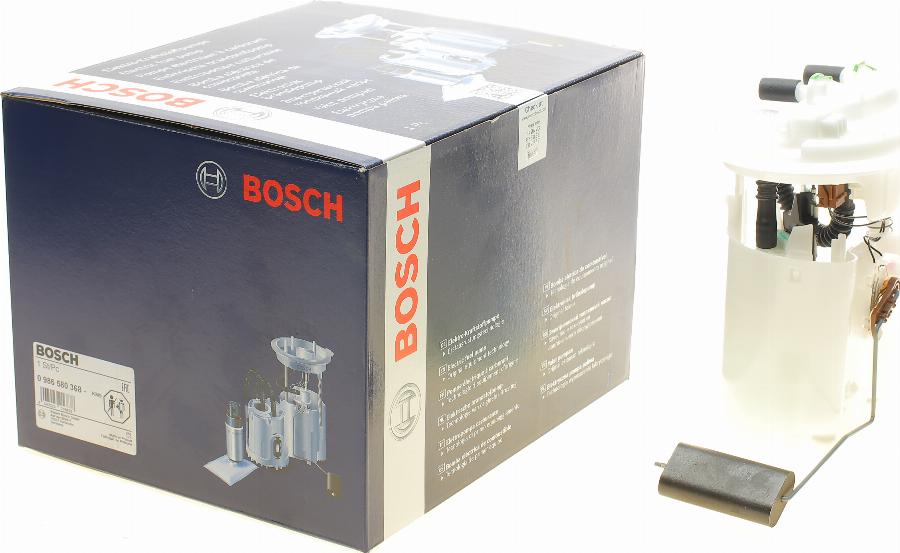 BOSCH 0 986 580 368 - Горивопроводен модул (горивна помпа+сонда) vvparts.bg