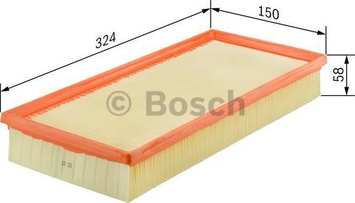 BOSCH 0 986 626 854 - Въздушен филтър vvparts.bg