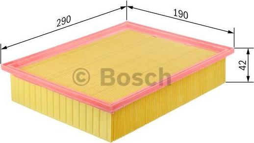 BOSCH 0 986 626 863 - Въздушен филтър vvparts.bg