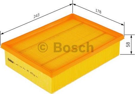 BOSCH 0 986 626 805 - Въздушен филтър vvparts.bg