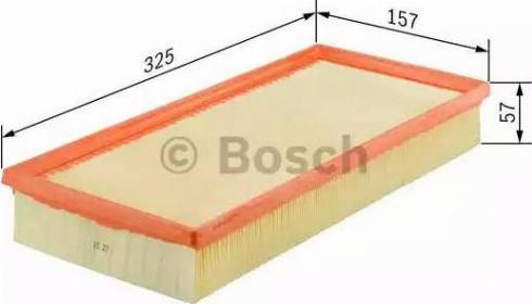 BOSCH 0 986 626 807 - Въздушен филтър vvparts.bg