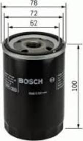 BOSCH 0 986 627 648 - Маслен филтър vvparts.bg