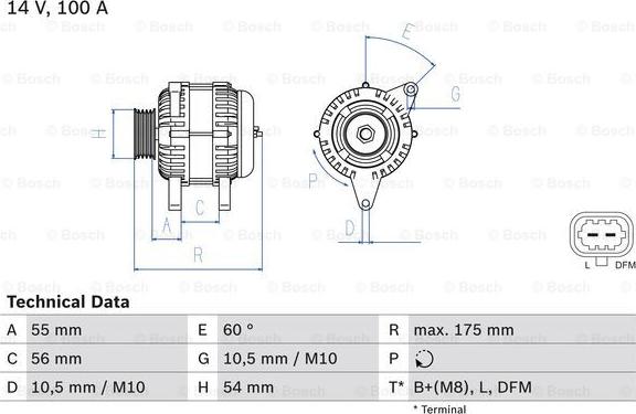 BOSCH 0 986 049 020 - Генератор vvparts.bg