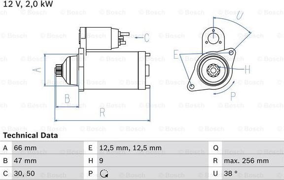 BOSCH 0 986 018 930 - Стартер vvparts.bg