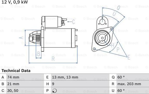 BOSCH 0 986 018 840 - Стартер vvparts.bg