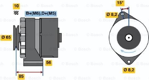 BOSCH 0 986 030 920 - Генератор vvparts.bg