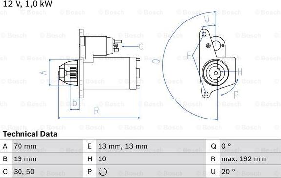 BOSCH 0 986 025 690 - Стартер vvparts.bg