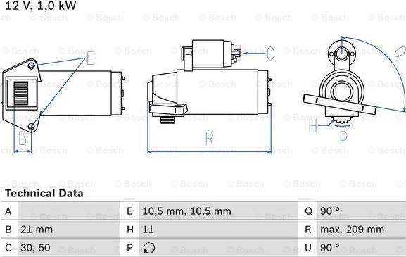 BOSCH 0 986 023 610 - Стартер vvparts.bg