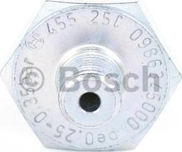 BOSCH 0 986 345 000 - Датчик, налягане на маслото vvparts.bg