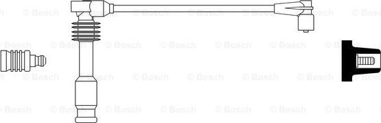 BOSCH 0 986 356 253 - Запалителен кабел vvparts.bg