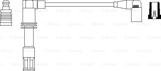 BOSCH 0 986 357 724 - Запалителен кабел vvparts.bg